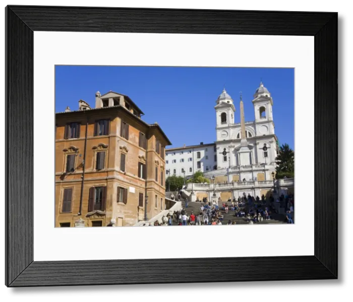 Framed Print : Piazza di Spagna and Spanish Steps, Rome, Lazio, Italy, Europe Framed Print : Piazza di Spagna and Spanish Steps, Rome, Lazio, Italy, Europe