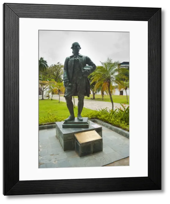 Framed Print : Captain Francis Light statue at Fort Cornwallis in Georgetown, Penang, Malaysia, Southeast Asia, Asia Framed Print : Captain Francis Light statue at Fort Cornwallis in Georgetown, Penang, Malaysia, Southeast Asia, Asia