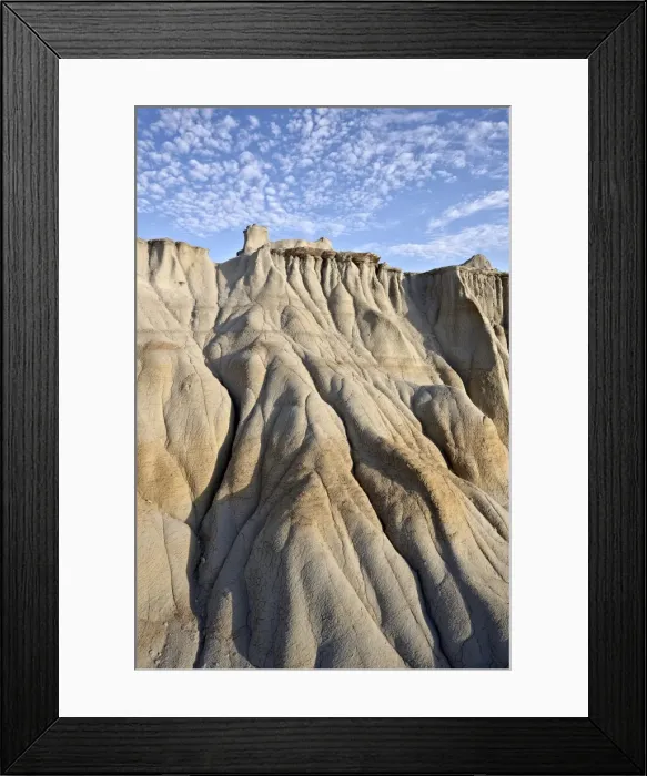 Framed Print : Badlands with clouds, Theodore Roosevelt National Park, North Dakota, United States of America, North America Framed Print : Badlands with clouds, Theodore Roosevelt National Park, North Dakota, United States of America, North America