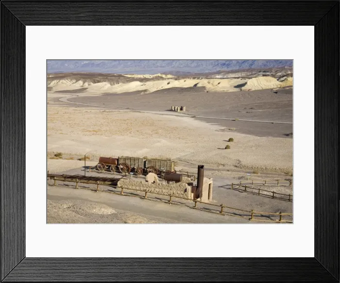 Framed Print : Harmony Borax Works, Death Valley National Park, California, United States of America, North America Framed Print : Harmony Borax Works, Death Valley National Park, California, United States of America, North America