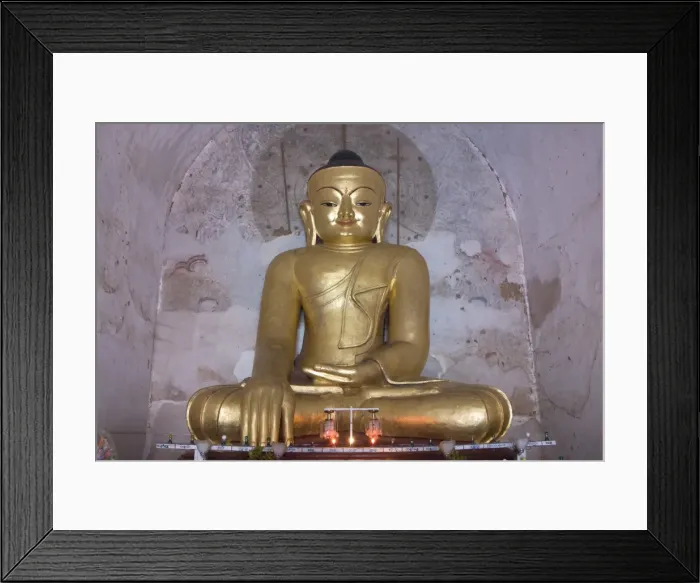 Framed Print : Seated Buddha, Gawdawpalin Pahto, Bagan (Pagan), Myanmar (Burma), Asia Framed Print : Seated Buddha, Gawdawpalin Pahto, Bagan (Pagan), Myanmar (Burma), Asia