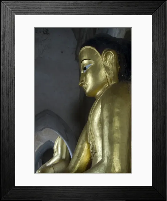 Framed Print : Seated Buddhas, Gawdawpalin Pahto, Bagan (Pagan), Myanmar (Burma), Asia Framed Print : Seated Buddhas, Gawdawpalin Pahto, Bagan (Pagan), Myanmar (Burma), Asia