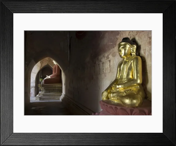 Framed Print : Seated Buddhas, Sulamani Pahto, Bagan (Pagan), Myanmar (Burma), Asia Framed Print : Seated Buddhas, Sulamani Pahto, Bagan (Pagan), Myanmar (Burma), Asia