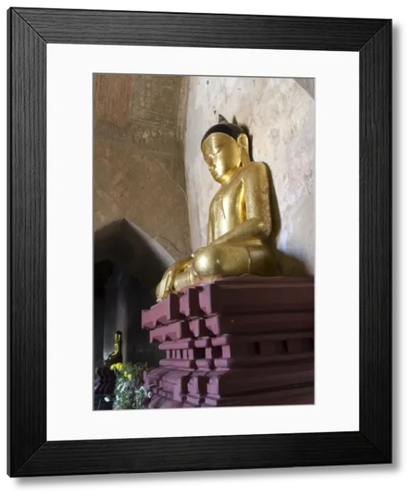 Framed Print : Seated Buddha, Sulamani Pahto, Bagan (Pagan), Myanmar (Burma), Asia Framed Print : Seated Buddha, Sulamani Pahto, Bagan (Pagan), Myanmar (Burma), Asia