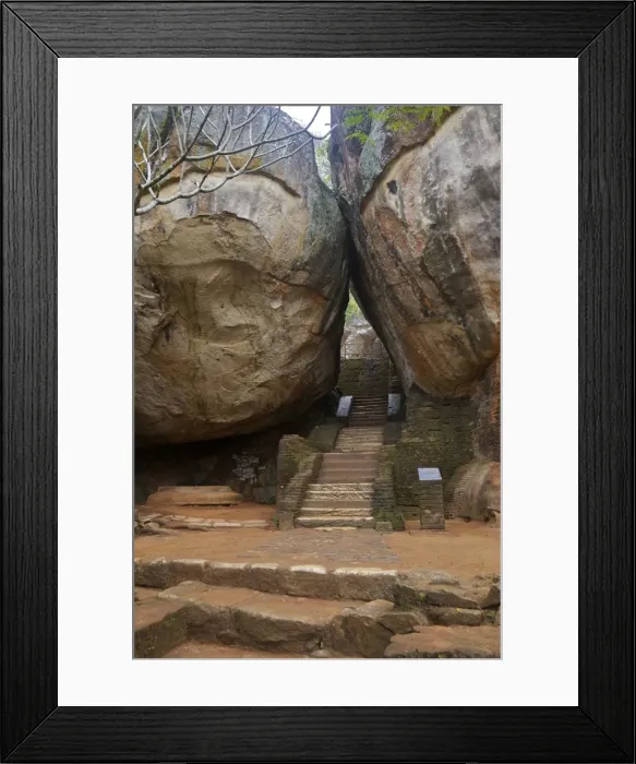 Framed Print : First boulder entrance, Sigiriya Lion Rock Fortress, Sigiriya, UNESCO World Heritage Site, Sri Lanka, Asia Framed Print : First boulder entrance, Sigiriya Lion Rock Fortress, Sigiriya, UNESCO World Heritage Site, Sri Lanka, Asia