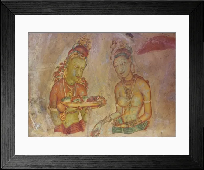 Framed Print : Sigiriya Damsels or Cloud Maidens, 5th century AD, frescoes, Sigiriya Lion Rock Fortress, Sigiriya, Sri Lanka, Asia Framed Print : Sigiriya Damsels or Cloud Maidens, 5th century AD, frescoes, Sigiriya Lion Rock Fortress, Sigiriya, Sri Lanka, Asia