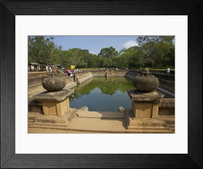 Framed Print : Kuttam Pokuna (Twin Ponds), Anuradhapura, UNESCO World Heritage Site, North Central Province, Sri Lanka, Asia Framed Print : Kuttam Pokuna (Twin Ponds), Anuradhapura, UNESCO World Heritage Site, North Central Province, Sri Lanka, Asia