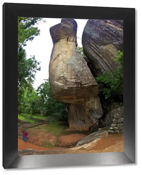 Cobra Hood Cave, 5th century AD, Sigiriya, Lion Rock Fortress, UNESCO World Heritage Site, Sri Lanka, Asia