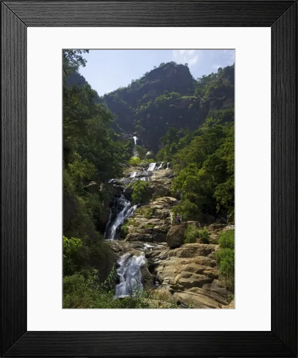 Framed Print : Rawana Ella Falls, Sri Lanka, Asia