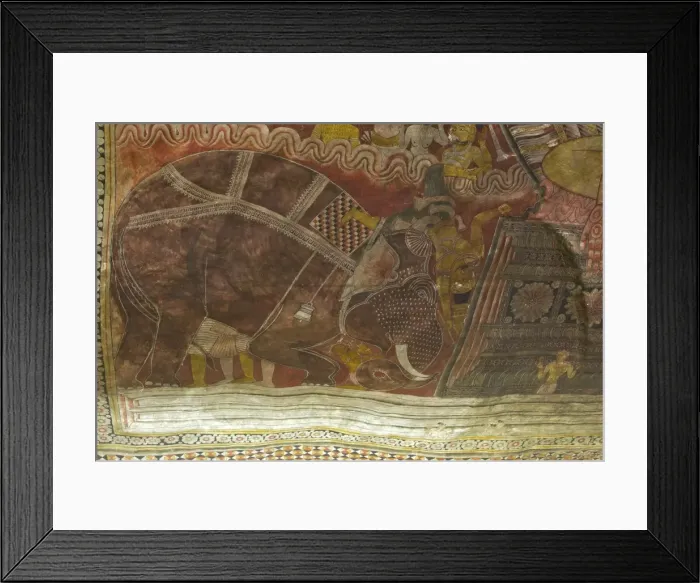 Framed Print : Roof murals, Dambulla Cave Temple, UNESCO World Heritage Site, Sri Lanka, Asia Framed Print : Roof murals, Dambulla Cave Temple, UNESCO World Heritage Site, Sri Lanka, Asia
