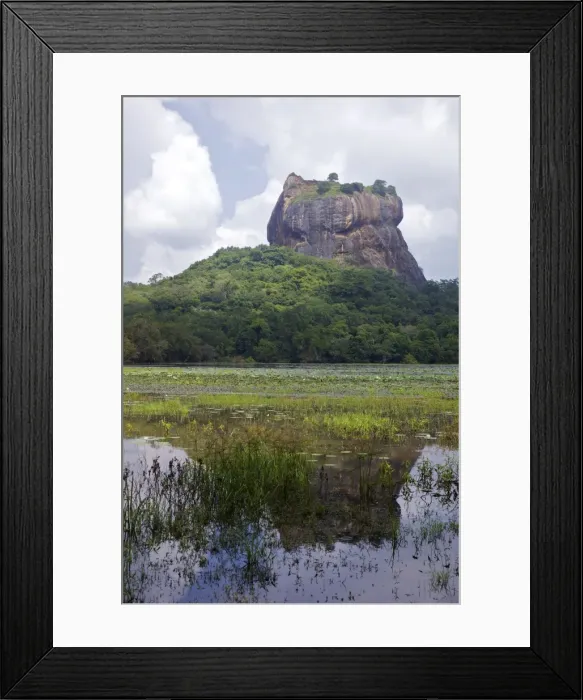 Framed Print : Lion Rock Fortress, Sigiriya, UNESCO World Heritage Site, Sri Lanka, Asia