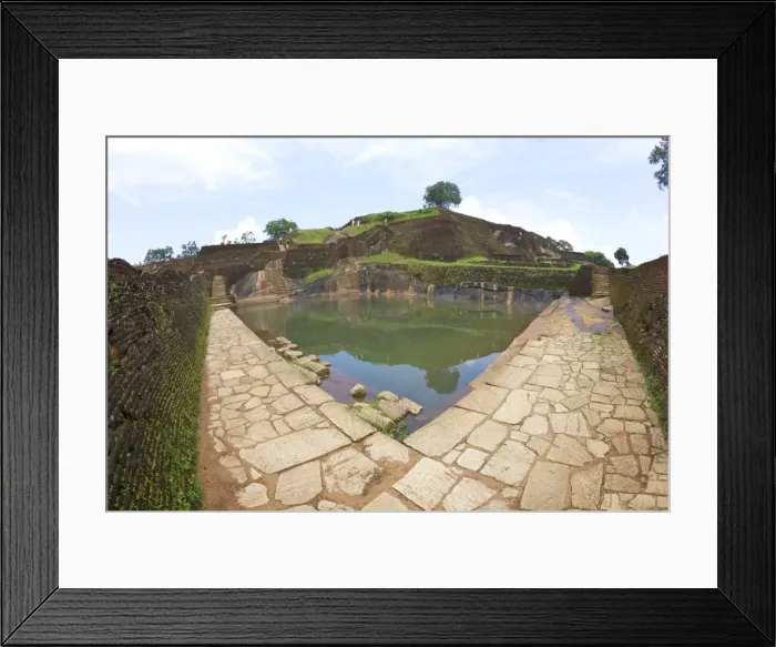 Framed Print : Royal Bathing Pool, Sigiriya Lion Rock Fortress, 5th century AD, UNESCO World Heritage Site, Sigiriya, Sri Lanka, Asia Framed Print : Royal Bathing Pool, Sigiriya Lion Rock Fortress, 5th century AD, UNESCO World Heritage Site, Sigiriya, Sri Lanka, Asia