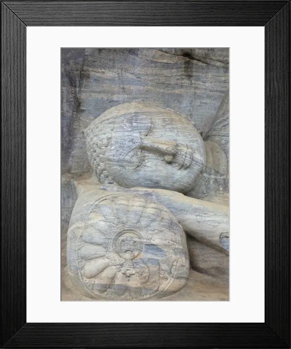 Framed Print : Reclining Buddha in Nirvana, Gal Vihara Rock Temple, Polonnaruwa, Sri Lanka, Asia Framed Print : Reclining Buddha in Nirvana, Gal Vihara Rock Temple, Polonnaruwa, Sri Lanka, Asia