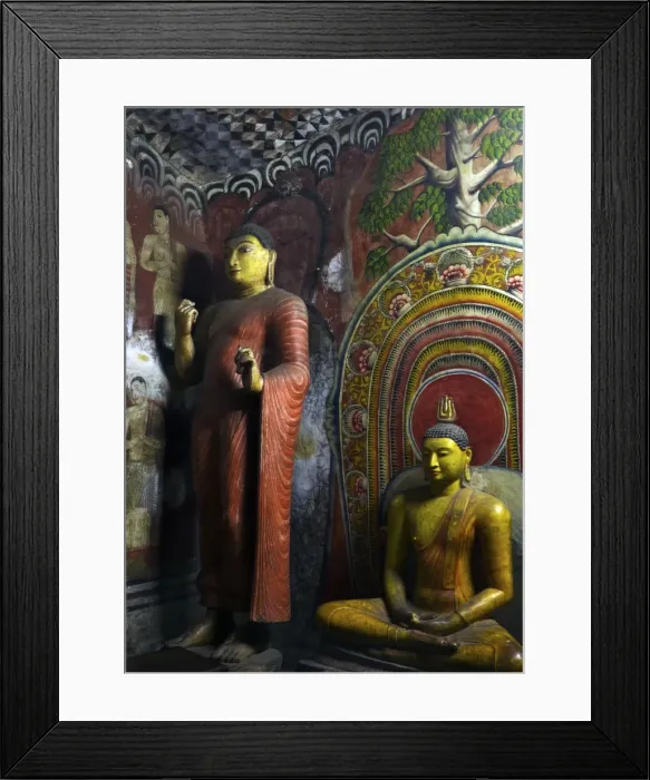 Framed Print : Ananda, Buddhas favorite student, Cave of the Divine King, Dambulla Cave Temple, UNESCO, World Heritage Site Sri Lanka, Asia Framed Print : Ananda, Buddhas favorite student, Cave of the Divine King, Dambulla Cave Temple, UNESCO, World Heritage Site Sri Lanka, Asia