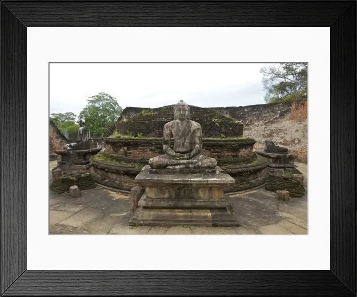 Framed Print : One of the Buddha statues on the upper platform, next to the stupa, Vatadage, Polonnaruwa, UNESCO World Heritage Site, Sri Lanka, Asia Framed Print : One of the Buddha statues on the upper platform, next to the stupa, Vatadage, Polonnaruwa, UNESCO World Heritage Site, Sri Lanka, Asia