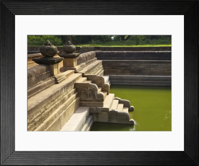 Framed Print : Steps of the Twin Ponds (Kuttam Pokuna), Abhayagiri Complex, Anuradhapura, UNESCO World Heritage Site, Sri Lanka, Asia Framed Print : Steps of the Twin Ponds (Kuttam Pokuna), Abhayagiri Complex, Anuradhapura, UNESCO World Heritage Site, Sri Lanka, Asia