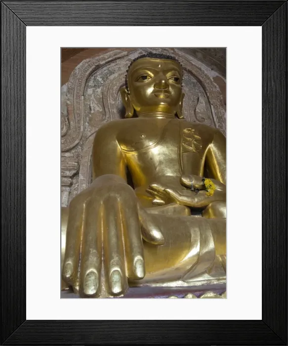 Framed Print : Seated Buddha, Htilominlo Pahto, Bagan (Pagan), Myanmar (Burma), Asia Framed Print : Seated Buddha, Htilominlo Pahto, Bagan (Pagan), Myanmar (Burma), Asia
