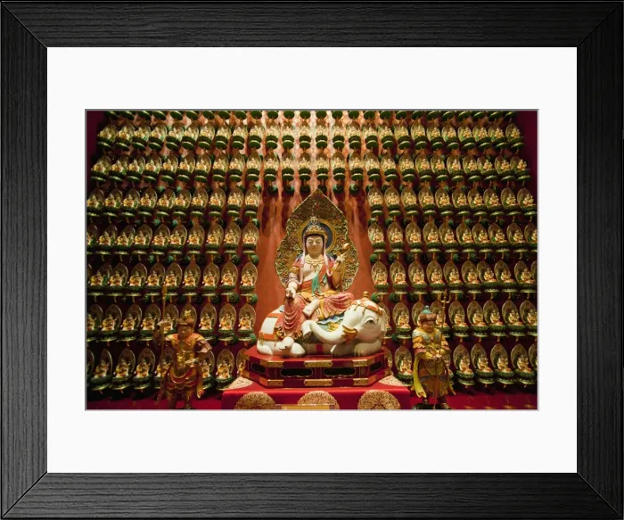 Framed Print : Wall of gold statues at the Buddha Tooth Relic Museum in Chinatown, Singapore, Southeast Asia, Asia Framed Print : Wall of gold statues at the Buddha Tooth Relic Museum in Chinatown, Singapore, Southeast Asia, Asia