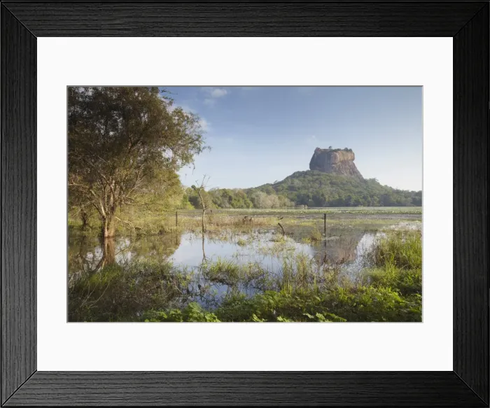 Framed Print : Sigiriya, UNESCO World Heritage Site, North Central Province, Sri Lanka, Asia