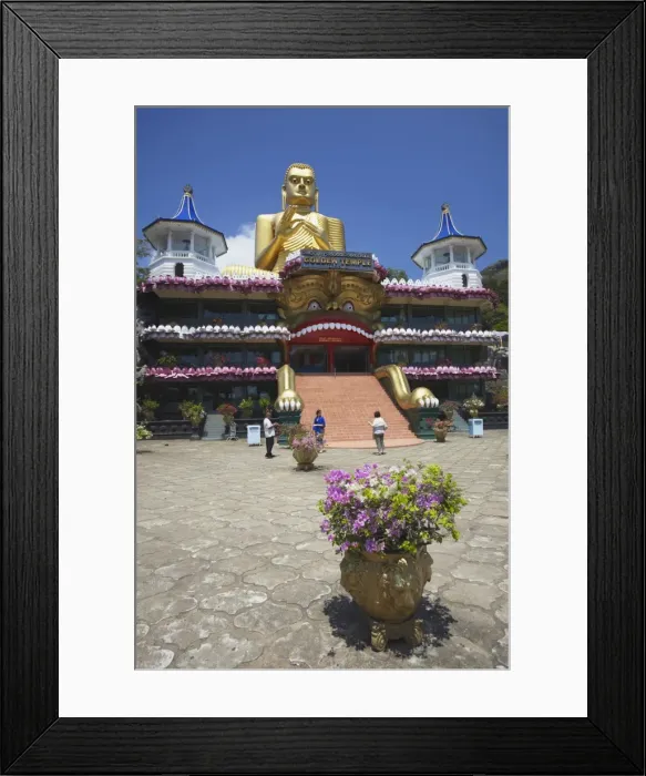 Framed Print : Golden Temple, UNESCO World Heritage Site, and Golden Temple Buddhist Museum, Dambulla, North Central Province, Sri Lanka, Asia Framed Print : Golden Temple, UNESCO World Heritage Site, and Golden Temple Buddhist Museum, Dambulla, North Central Province, Sri Lanka, Asia