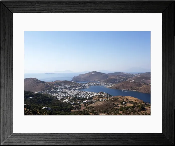 Framed Print : View from the Monastery of St. John the Evangelist, Patmos, Dodecanese, Greek Islands, Greece, Europe Framed Print : View from the Monastery of St. John the Evangelist, Patmos, Dodecanese, Greek Islands, Greece, Europe