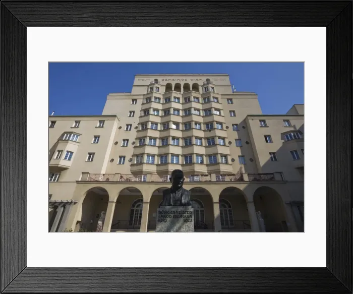 Framed Print : Reumannhof, Vienna, Austria, Europe Framed Print : Reumannhof, Vienna, Austria, Europe