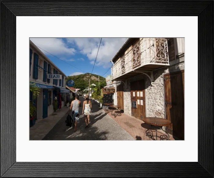 Framed Print : Le Bourg, Iles des Saintes, Terre de Haut, Guadeloupe, West Indies, French Caribbean, France, Central America Framed Print : Le Bourg, Iles des Saintes, Terre de Haut, Guadeloupe, West Indies, French Caribbean, France, Central America