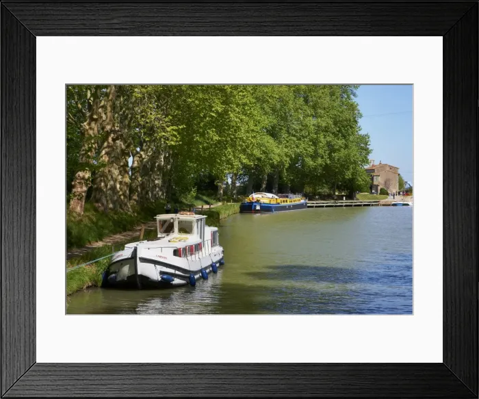 Framed Print : Near the locks of Fonserannes, Canal du Midi, UNESCO World Heritage Site, Beziers, Herault, Languedoc, France, Europe Framed Print : Near the locks of Fonserannes, Canal du Midi, UNESCO World Heritage Site, Beziers, Herault, Languedoc, France, Europe