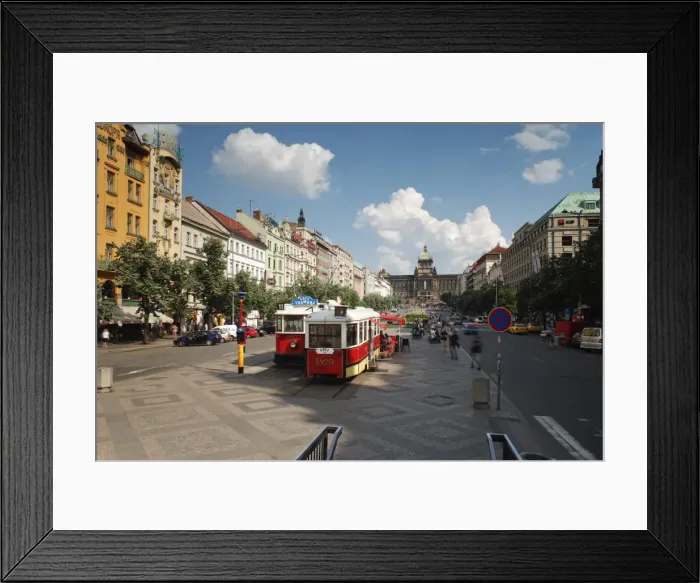 Framed Print : Wenceslas Square, Prague, Czech Republic, Europe Framed Print : Wenceslas Square, Prague, Czech Republic, Europe