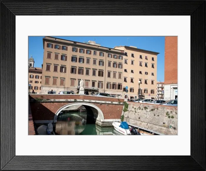 Framed Print : New Venice Quarter, Livorno, Tuscany, Italy, Europe Framed Print : New Venice Quarter, Livorno, Tuscany, Italy, Europe