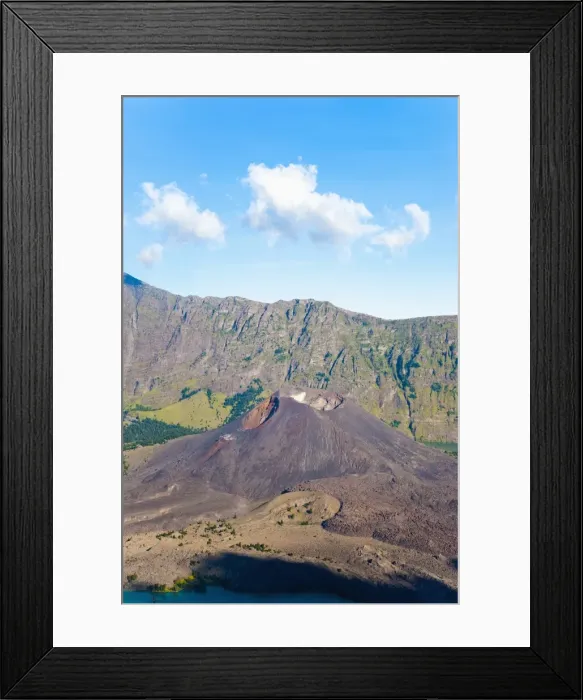 Framed Print : Gunung Barujari volcano in the Mount Rinjani caldera, Mount Rinjani, Lombok, Indonesia, Southeast Asia, Asia Framed Print : Gunung Barujari volcano in the Mount Rinjani caldera, Mount Rinjani, Lombok, Indonesia, Southeast Asia, Asia