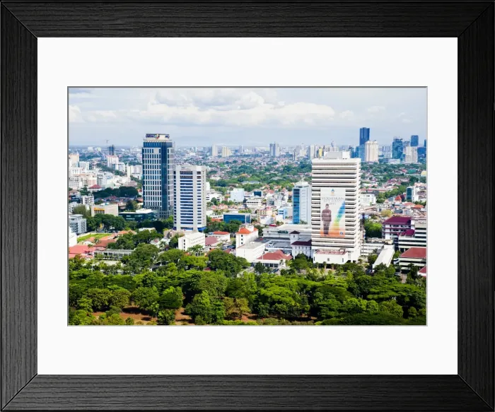 Framed Print : City skyline, Jakarta, Java, Indonesia, Southeast Asia, Asia Framed Print : City skyline, Jakarta, Java, Indonesia, Southeast Asia, Asia