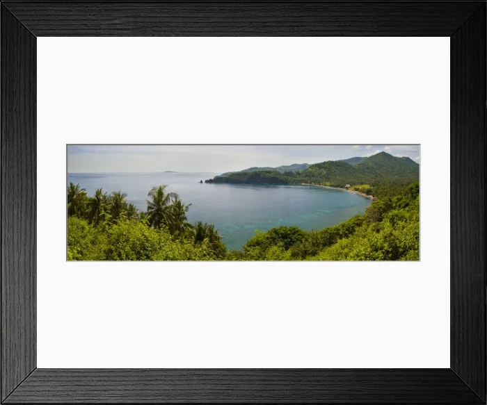 Framed Print : Magsit Bay panorama, Lombok, Indonesia, Southeast Asia, Asia Framed Print : Magsit Bay panorama, Lombok, Indonesia, Southeast Asia, Asia