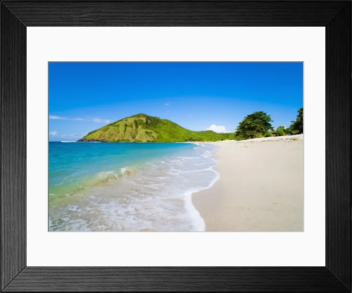 Framed Print : White sandy Mawun Beach, South Lombok, Indonesia, Southeast Asia, Asia Framed Print : White sandy Mawun Beach, South Lombok, Indonesia, Southeast Asia, Asia