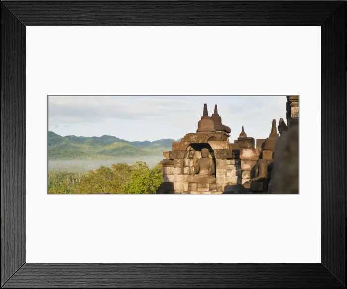 Framed Print : Buddha panorama, Borobudur Temple, UNESCO World Heritage Site, Java, Indonesia, Southeast Asia, Asia Framed Print : Buddha panorama, Borobudur Temple, UNESCO World Heritage Site, Java, Indonesia, Southeast Asia, Asia