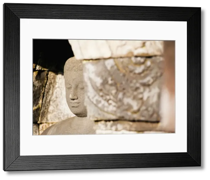 Framed Print : Close up of stone Buddha at Borobudur Temple, UNESCO World Heritage Site, Java, Indonesia, Southeast Asia, Asia Framed Print : Close up of stone Buddha at Borobudur Temple, UNESCO World Heritage Site, Java, Indonesia, Southeast Asia, Asia