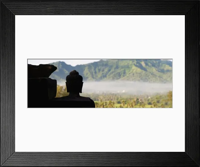 Framed Print : Silhouetted Buddha at Borobudur Temple at sunrise, UNESCO World Heritage Site, Java, Indonesia, Southeast Asia, Asia Framed Print : Silhouetted Buddha at Borobudur Temple at sunrise, UNESCO World Heritage Site, Java, Indonesia, Southeast Asia, Asia
