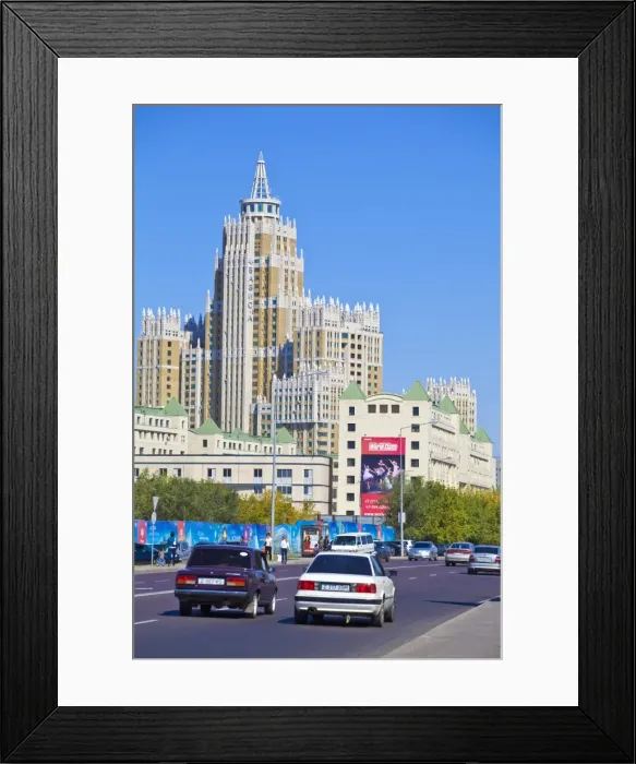 Framed Print : Triumph of Astana, a 480-apartment housing estate, Astana, Kazakhstan, Central Asia, Asia Framed Print : Triumph of Astana, a 480-apartment housing estate, Astana, Kazakhstan, Central Asia, Asia