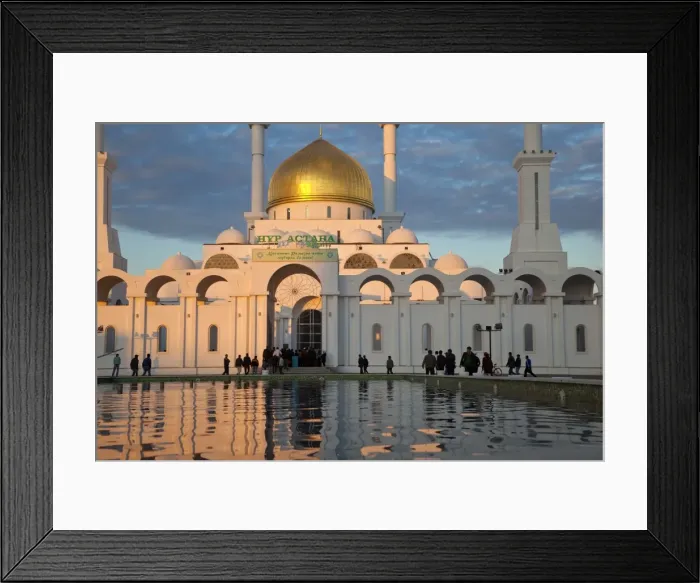 Framed Print : Nur Astana Mosque, Astana, Kazakhstan, Central Asia, Asia Framed Print : Nur Astana Mosque, Astana, Kazakhstan, Central Asia, Asia