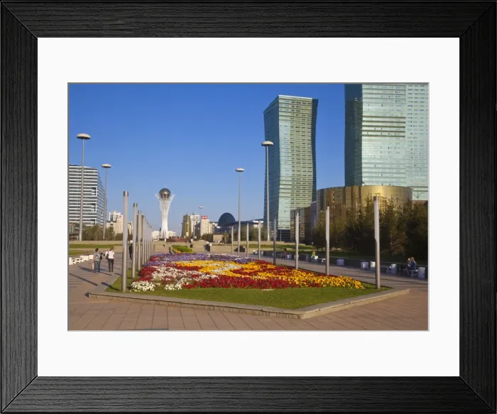 Framed Print : Bayterek Tower, Astana, Kazakhstan, Central Asia, Asia