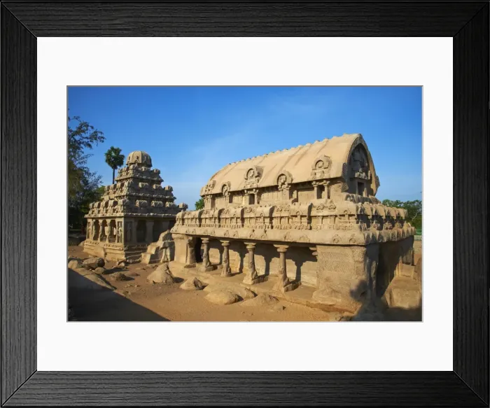 Framed Print : Five Ratha, Mamallapuram (Mahabalipuram), UNESCO World Heritage Site, Tamil Nadu, India, Asia Framed Print : Five Ratha, Mamallapuram (Mahabalipuram), UNESCO World Heritage Site, Tamil Nadu, India, Asia