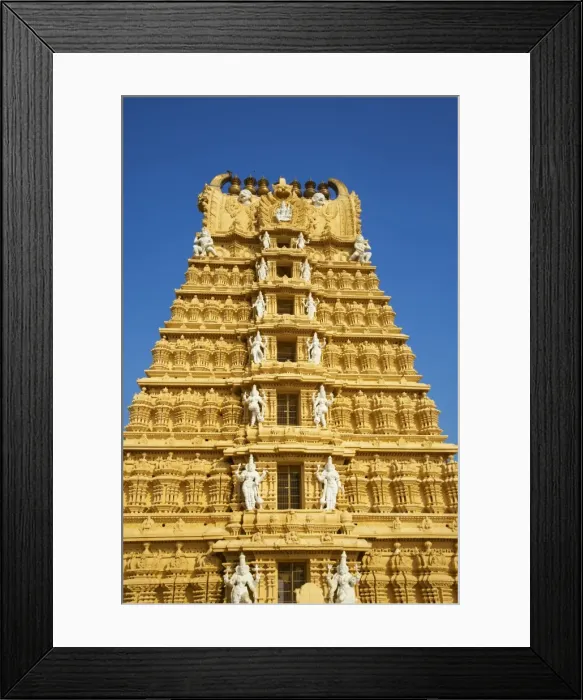 Framed Print : Sri Chamundeswari temple, Chamundi Hill, Mysore, Karnataka, India, Asia Framed Print : Sri Chamundeswari temple, Chamundi Hill, Mysore, Karnataka, India, Asia