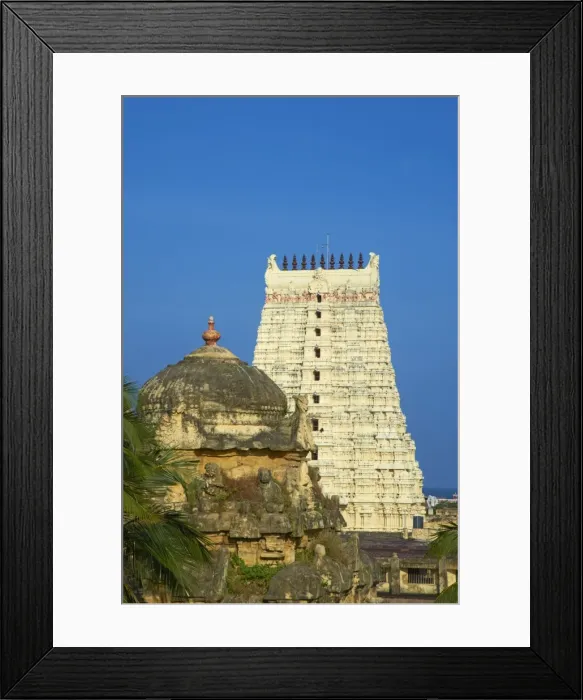 Framed Print : Ramanatha Swami, Rameswaram, Tamil Nadu, India, Asia Framed Print : Ramanatha Swami, Rameswaram, Tamil Nadu, India, Asia