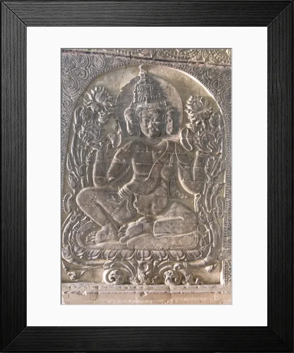 Framed Print : Sandstone relief figure, Nan Paya, Bagan (Pagan), Myanmar (Burma), Asia Framed Print : Sandstone relief figure, Nan Paya, Bagan (Pagan), Myanmar (Burma), Asia