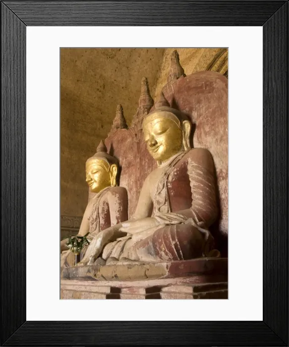 Framed Print : Seated Buddhas, Dhammayangyi Pahto, Bagan (Pagan), Myanmar (Burma), Asia Framed Print : Seated Buddhas, Dhammayangyi Pahto, Bagan (Pagan), Myanmar (Burma), Asia