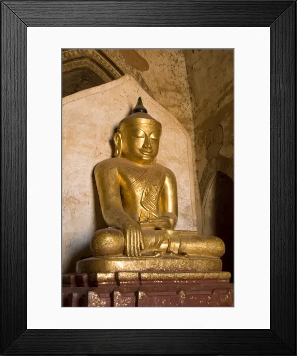 Framed Print : Seated Buddha, Dhammayangyi Pahto, Bagan (Pagan), Myanmar (Burma), Asia Framed Print : Seated Buddha, Dhammayangyi Pahto, Bagan (Pagan), Myanmar (Burma), Asia