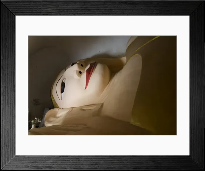Framed Print : Reclining Buddha, Manuha Paya, Bagan (Pagan), Myanmar (Burma), Asia Framed Print : Reclining Buddha, Manuha Paya, Bagan (Pagan), Myanmar (Burma), Asia