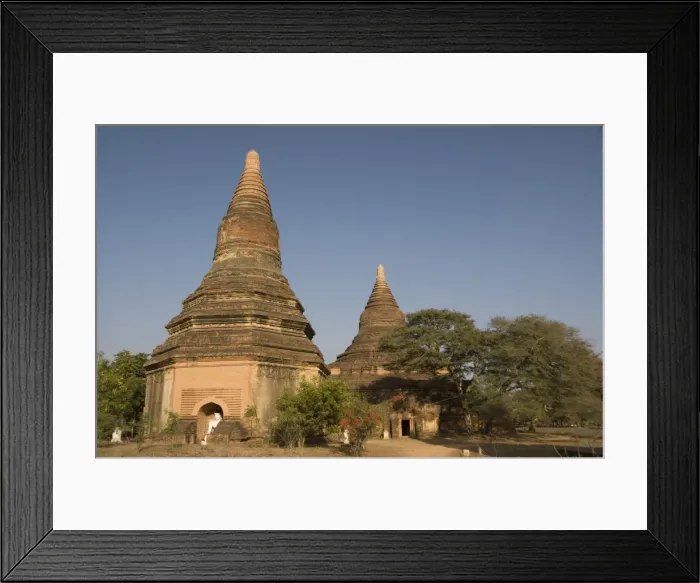 Framed Print : Small paya, Bagan (Pagan), Myanmar (Burma), Asia