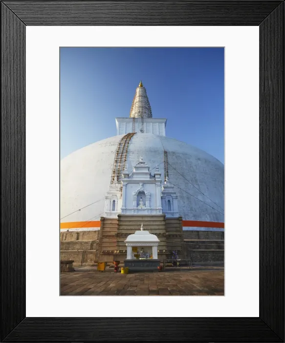 Framed Print : Ruvanvelisaya Dagoba, Anuradhapura, UNESCO World Heritage Site, North Central Province, Sri Lanka, Asia Framed Print : Ruvanvelisaya Dagoba, Anuradhapura, UNESCO World Heritage Site, North Central Province, Sri Lanka, Asia