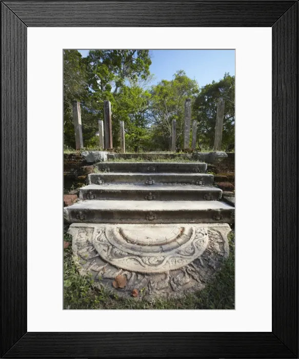 Framed Print : Remains of monastic residences, Northern Ruins, Anuradhapura, UNESCO World Heritage Site, North Central Province, Sri Lanka, Asia Framed Print : Remains of monastic residences, Northern Ruins, Anuradhapura, UNESCO World Heritage Site, North Central Province, Sri Lanka, Asia